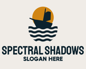 Ocean Ship Sailing logo design