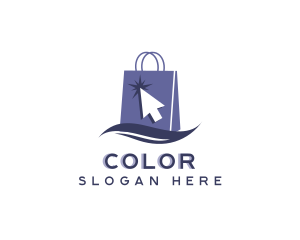 Takeout - Online Shopping Retail Bag logo design