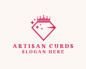 Diamond Crown Accessory logo design