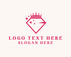 Plastic Surgery - Diamond Crown Accessory logo design