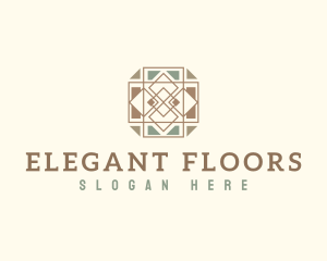 Home Flooring Tile logo design