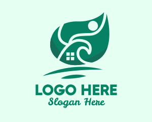 Nature Leaf House  Logo