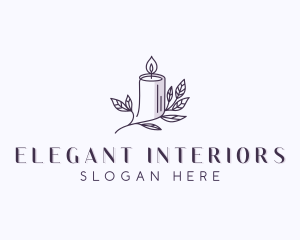 Candle Decoration Boutique logo design