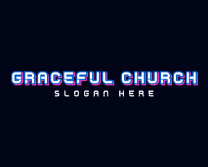 Neon Tech Wordmark Logo