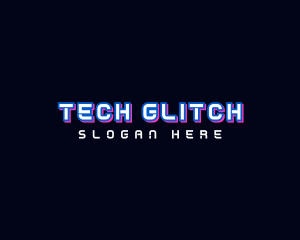 Neon Tech Wordmark logo design