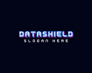 Cybertech - Neon Tech Wordmark logo design