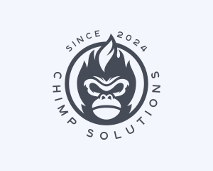Monkey Ape  logo design