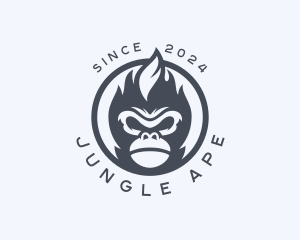 Ape - Monkey Ape logo design