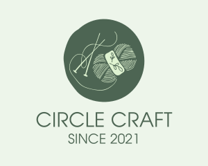 Green Yarn Crochet  logo design