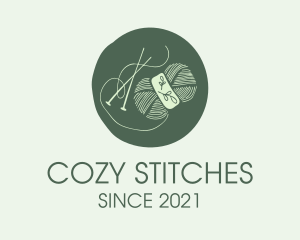 Green Yarn Crochet  logo design