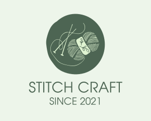 Green Yarn Crochet  logo design