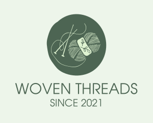 Green Yarn Crochet  logo design