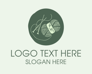 Green Yarn Crochet  Logo