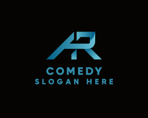 Professional Modern Letter AR Logo