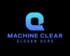 Technology Digital Letter Q  Logo