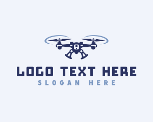 Logistics - Aerial Drone Videography logo design