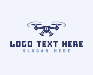 Aircraft - Aerial Drone Videography logo design