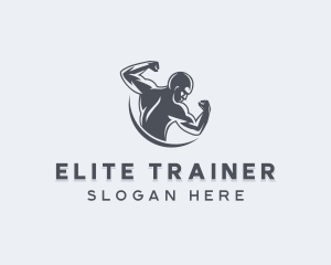 Fitness Training Strong logo design