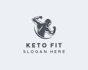 Fitness Training Strong logo design