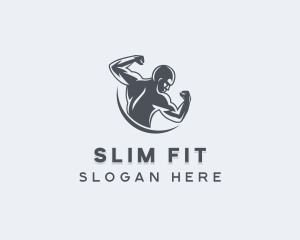 Fitness Training Strong logo design