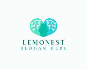 Natural - Natural Mental Heart logo design