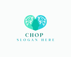 Therapy - Natural Mental Heart logo design