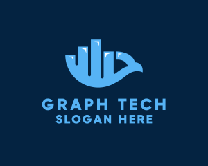 Graph - Business Graph Bird logo design