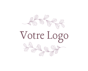 Botanical Skincare Lettermark Logo