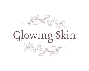 Botanical Skincare Lettermark logo design