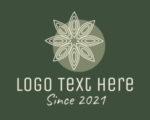 Massage - Flower Oil Extract logo design