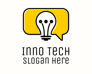 Innovative - Bulb Idea Communication logo design