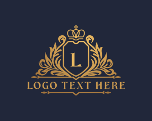 Monarchy - Regal Crown Luxury logo design