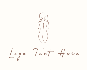 Nude - Adult Woman Body logo design
