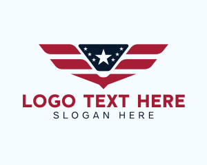 Veteran - Veteran Patriotic Flag logo design