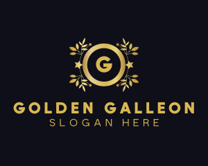 Golden Beauty Salon logo design