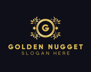 Golden Beauty Salon logo design