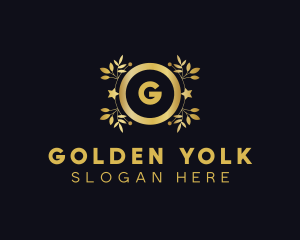 Golden Beauty Salon logo design