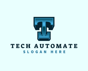Automation - Iron Fabrication Machinery logo design
