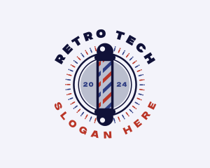 Barber Grooming Haircut logo design