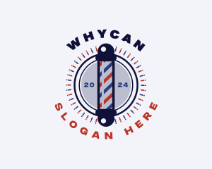 Hair Stylist - Barber Grooming Haircut logo design