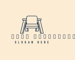 Interior Armchair Furniture  logo design