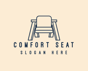 Interior Armchair Furniture  logo design