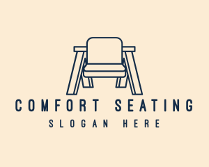 Interior Armchair Furniture  logo design