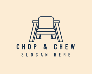 Chair - Interior Armchair Furniture logo design