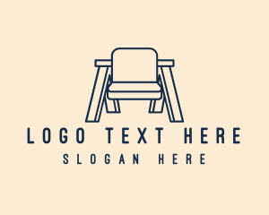 Seat - Interior Armchair Furniture logo design