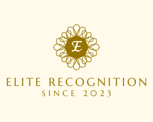 Recognition - Organic Flower Wreath Leaf logo design