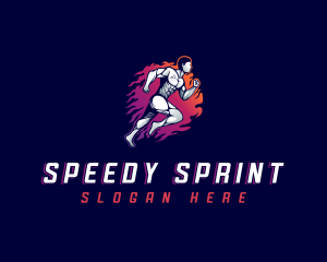 Sprint - Running Sprint Fitness logo design