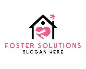 Foster - Love Care Shelter logo design