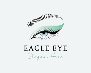 Sparkly Eye Makeup logo design