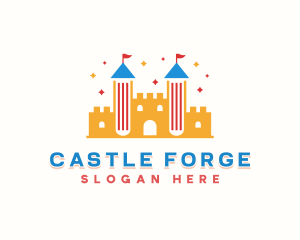 Book Castle Education logo design